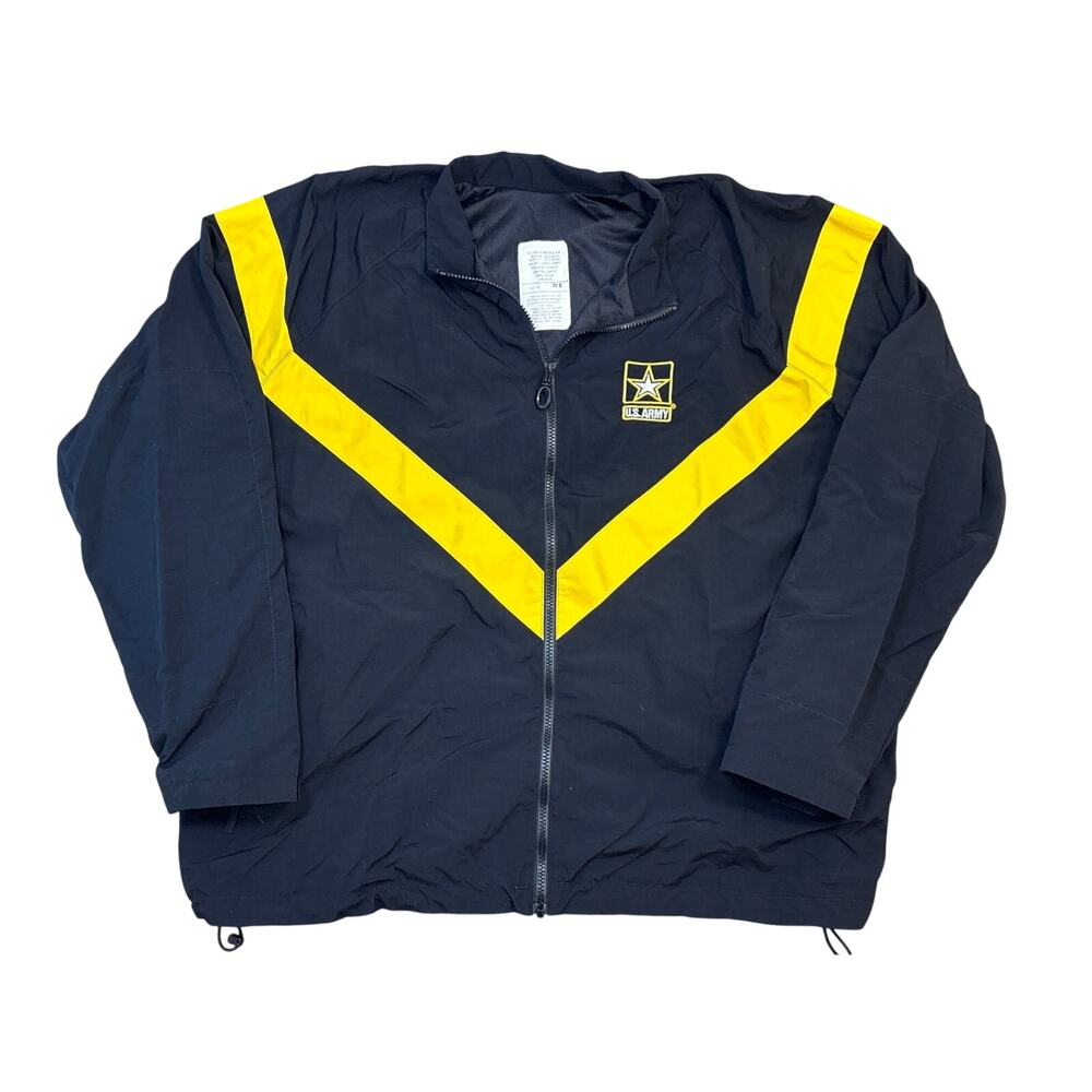 U.S. Army APFU XL Regular physical fitness Nylon track windbreaker jacket